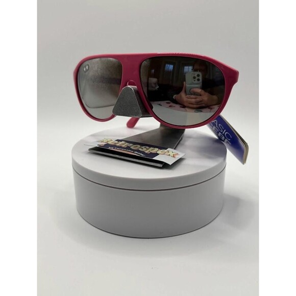 NWT Vintage Cebe Basic Sport Sunglasses | Model 1962K | PInk Plastic Aviator - Picture 4 of 10